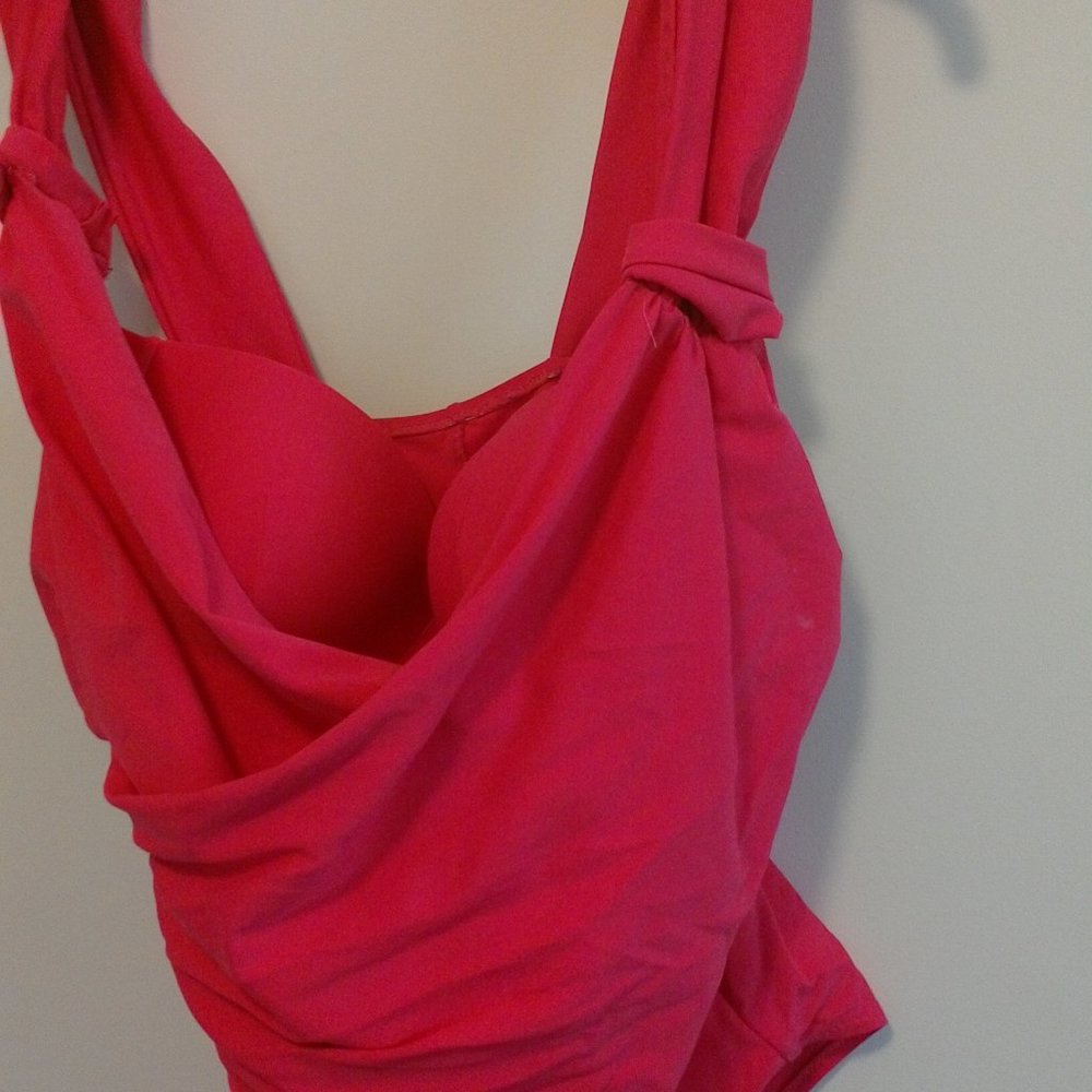 EUC RED swimsuit size 0x